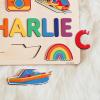 imageBusy Board Name Puzzle for Toddlers Personalized Gift Gifts for 0 1 2 3 Years Old Kid Gift 1st 0 3 6 9 12 18 24 36 Months