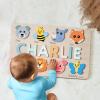 imageCustom Name Puzzle for Toddlers 13 1 Year Old Girl Gifts 1st Birthday Gifts Boy ABC Wooden Puzzle Animals and Alphabet Learning Puzzles Toys for Babies Preschool Montessori Toys