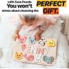 imageHandmade Custom Name Puzzle with Animals Personalized Birthday Gift for Kids for Toddlers Unique New Baby Gift Wood Toy Gifts for One Year Old Girl Boy