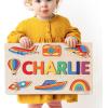 imagePersonalize Busy Board Name Puzzle1 Year Old Girl and Boy Kid Gifts Customized Baby Gift Montessori Educational Name Toy Wood Puzzle 13