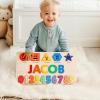 imagePersonalized Baby Gifts Toys Name Puzzles 0 3 6 9 12 18 24 36 Month Old Gifts 2 Year Old Gift 12 Month Girl Gifts Custom Babies Name Puzzle New Baby Boy Gift