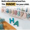 imagePersonalized Gift for Baby Wooden Montessori Toy Educational Toy for Toddler Name Puzzle for Kids Nursery Toys