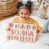 imagePuzzles for Baby Boy and Girl Personalized Name Puzzle for Toddlers 12 Month Toy Gifts for 0 1 2 3 Years Old Baby Gifts Babyshower Christmas Newborn Gift
