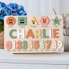 imageWood Name Puzzle Kid Gift Toddler Name Puzzle Baby Name Puzzle Baby Gift Baby Boy Gift Baby Girl Gift Toddler Gift Birthday Gift Toddler Toy Baby Toy Montessori Custom PuzzleBerries