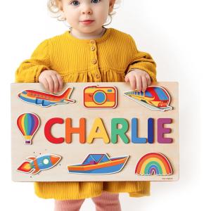 imageBusy Board Montessori Toy for 13 Years Old Wooden Toddler Sensory Activity Toy Ideal Gift for 1 Year Old Boys Large Size MultiColor Choice Personalized Wooden Handmade