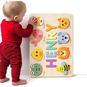 imageName Puzzle Preschool Learning Activities Jigsaw Puzzle for Toddlers 13 First Birthday Gifts for Girls Gifts for 0 1 2 3 Year Old Boy Toys for 1 Year Old Girl and Boy