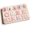 imagePersonalized Name Puzzle for Babies ampamp Toddlers  Zuzu Puzzle Wooden Toy for 1YearOlds Christmas ampamp Special Occasions 036 Months