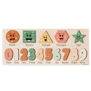 imageWooden Puzzle for Toddlers Boy and Girl Personalized Montessori Toy Puzzle 12 Month Toy Gifts for 0 1 2 3 Years Old Baby Gifts Toddler Gift Kid Gift 3 6 9 12 24 36 Months Black RoseCoastal