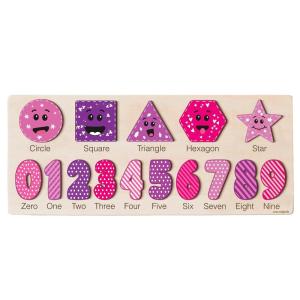 imageWooden Puzzle for Toddlers Boy and Girl Personalized Montessori Toy Puzzle 12 Month Toy Gifts for 0 1 2 3 Years Old Baby Gifts Toddler Gift Kid Gift 3 6 9 12 24 36 Months Black RoseBerries