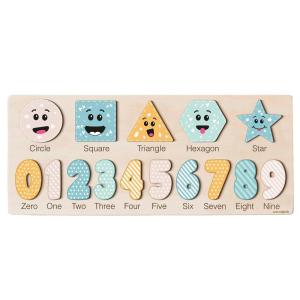 imageWooden Puzzle for Toddlers Boy and Girl Personalized Montessori Toy Puzzle 12 Month Toy Gifts for 0 1 2 3 Years Old Baby Gifts Toddler Gift Kid Gift 3 6 9 12 24 36 Months Black RoseSiesta